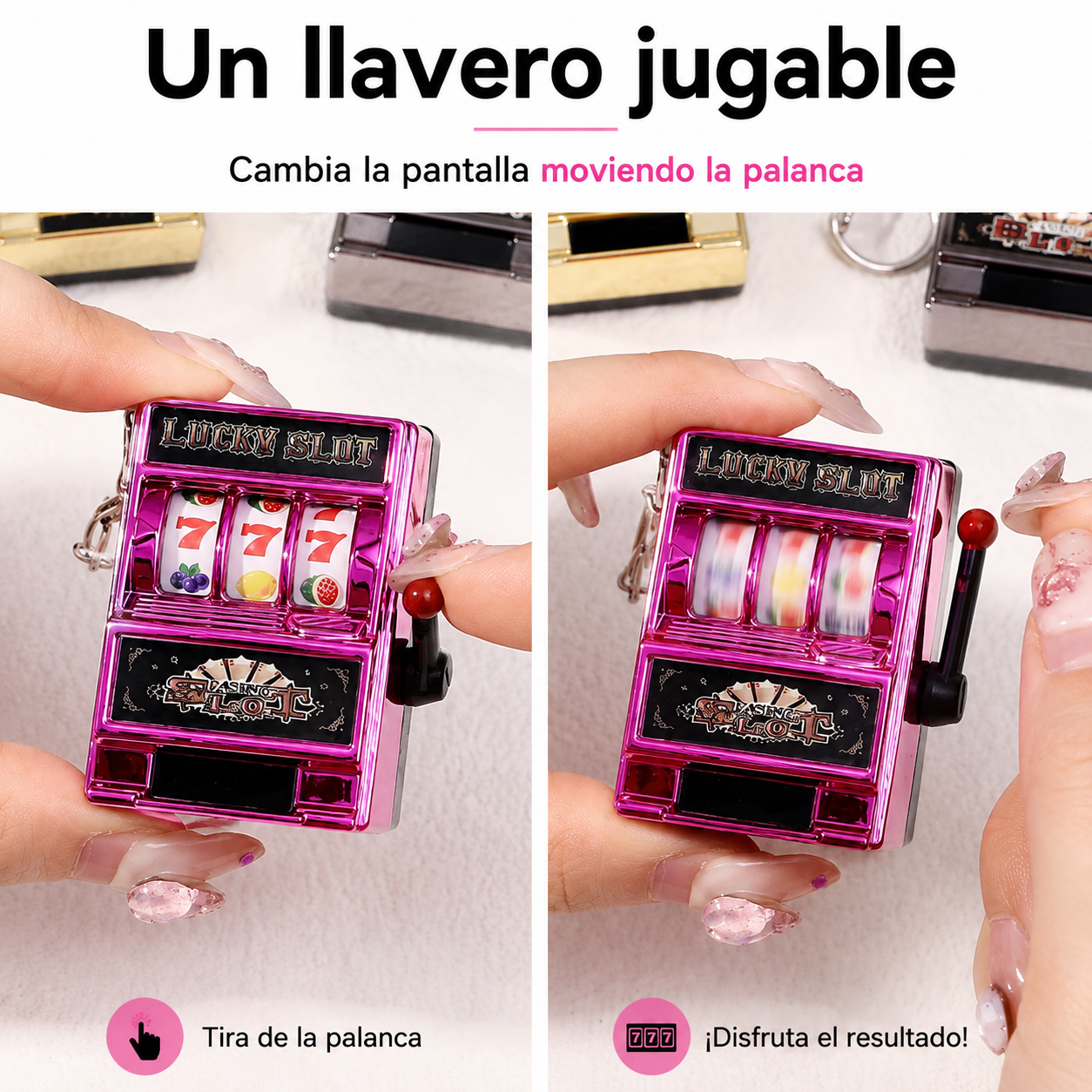 LuckySpin™ | Mini Tragamonedas Llavero